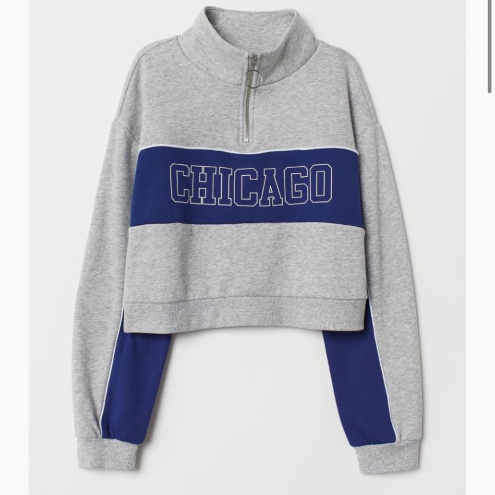 H&M Cropped Sweatshirt/ Top